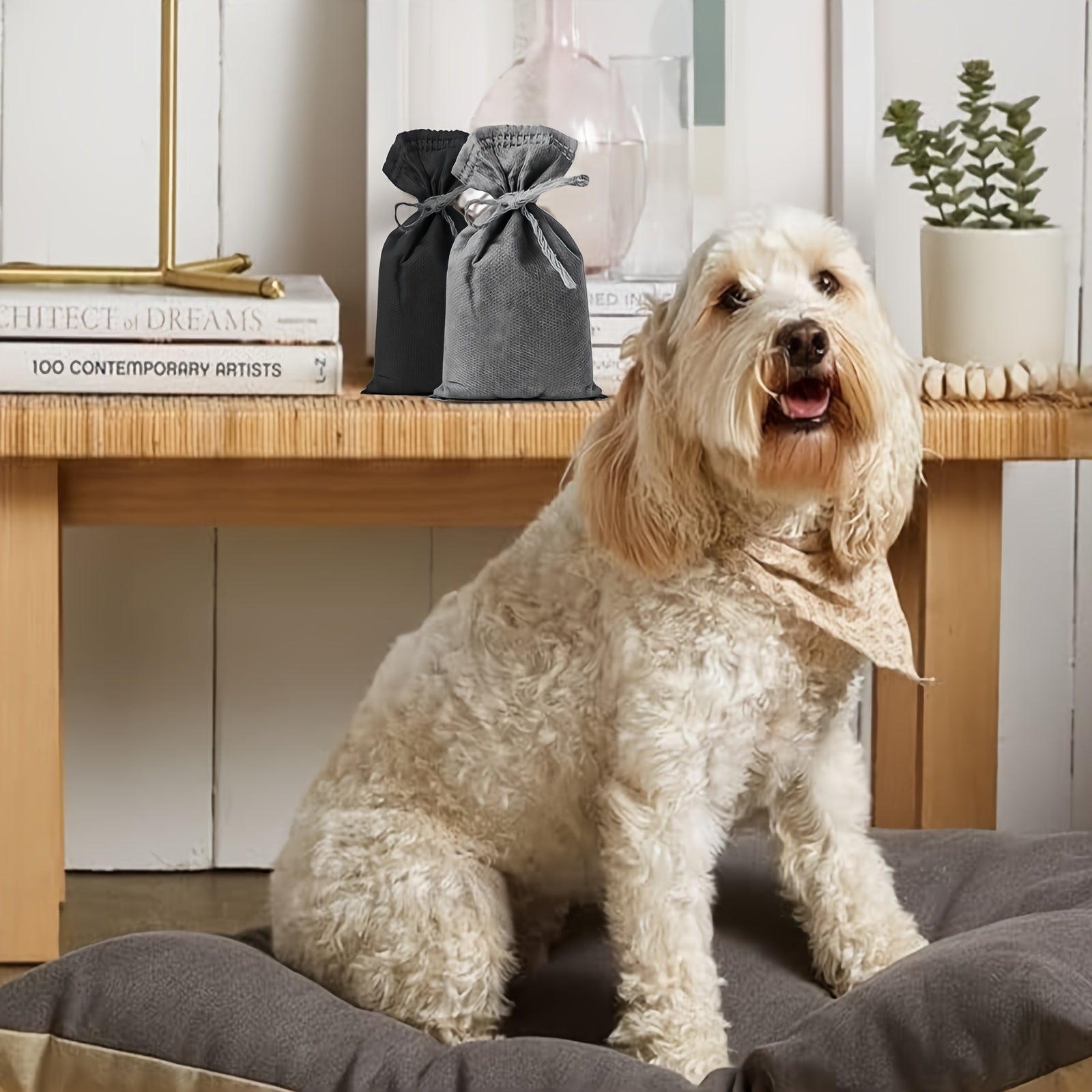 Bamboo Air Purifier Bag Odor Eliminator Moisture Absorber Freshening Air