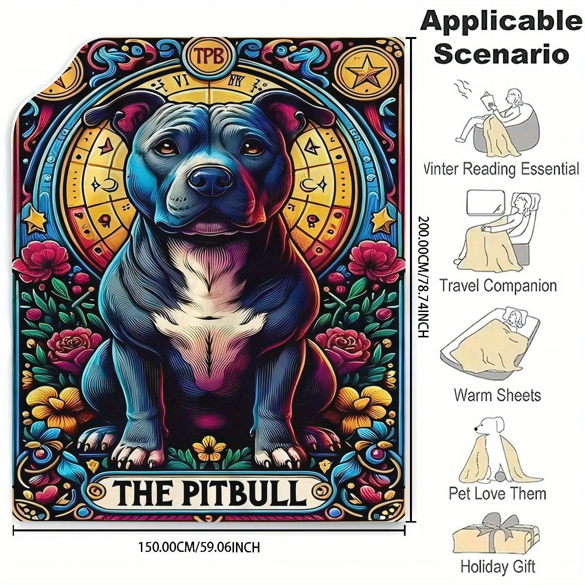 It yuragi uchun mo'ljallangan qora polyesterli it izlari bilan flanel yostiqcha, barcha mavsumlar uchun ko'p maqsadli