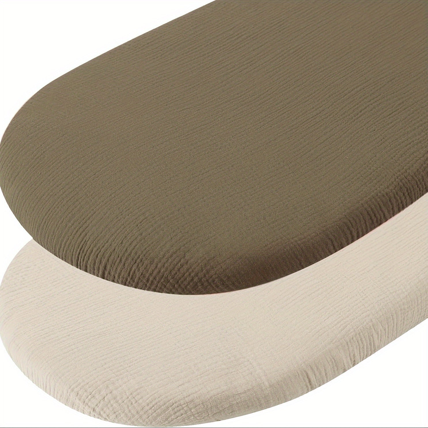 Set of 2 Muslim Crib Sheets 83.82x43.18 cm Soft Breathable Cotton