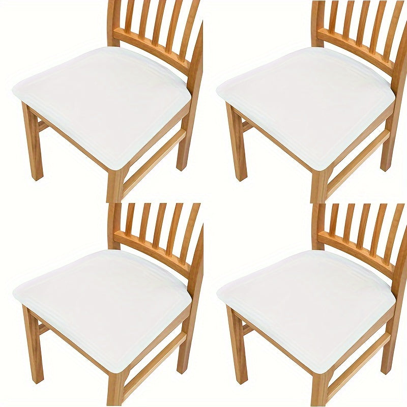 4 yoki 6 dona to'plamda ovqatlanish va yashash xonalariga mo'ljallangan chang o'tkazmaydigan va mushuk tirnashlariga chidamli stul qoplamalari mavjud.