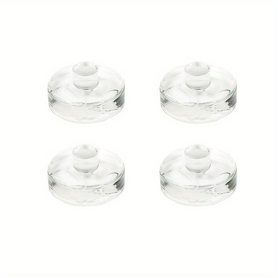Glass Fermentation Weights with Handles for Wide Mouth Mason Jars Pack of 4
