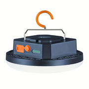 Linterna de camping LED recargable con base magnética, batería de litio de 4800mAh y 4 modos