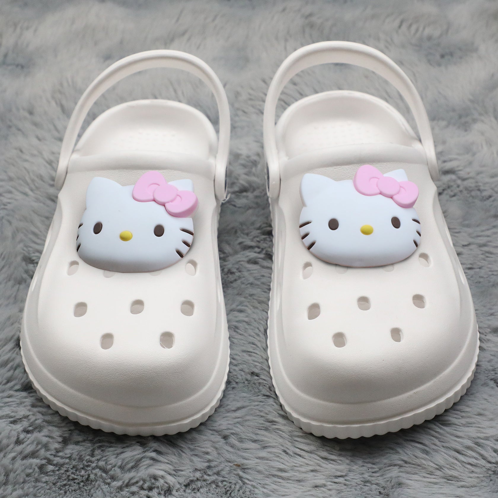 Women's EVA Clogs with 3D Pattern, Thick Soles, Breathable for Summer