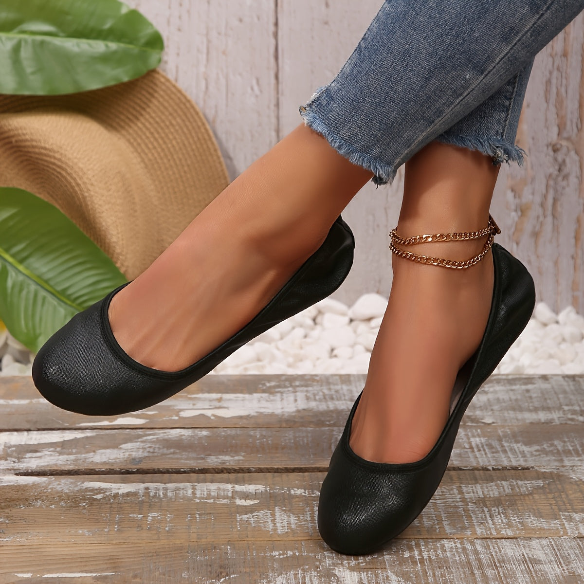 Zapatos de ballet para mujer, zapatos de baile sin cordones, blancos, azul marino, antideslizantes, cómodos