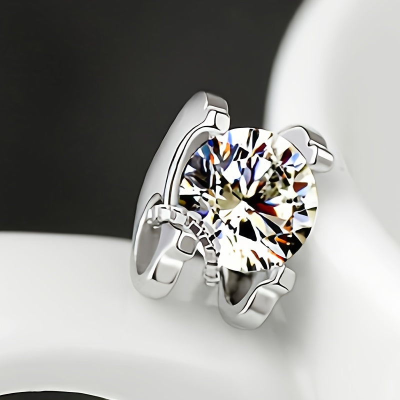 Vintage Boho uslubi 925 sterling kumush Moissanite pendant marjon - tasodifiy kiyim yoki sovg'a uchun nafis buyum.