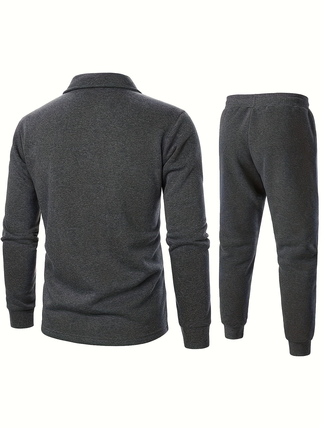 Men's Casual Fleece Jacket Made of 100% Polyester Knit Fabric with Lapel Collar and Pockets
