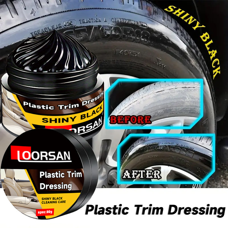 Plastic Trim Dressing Cream for Car Interior and Exterior Surface Restoration