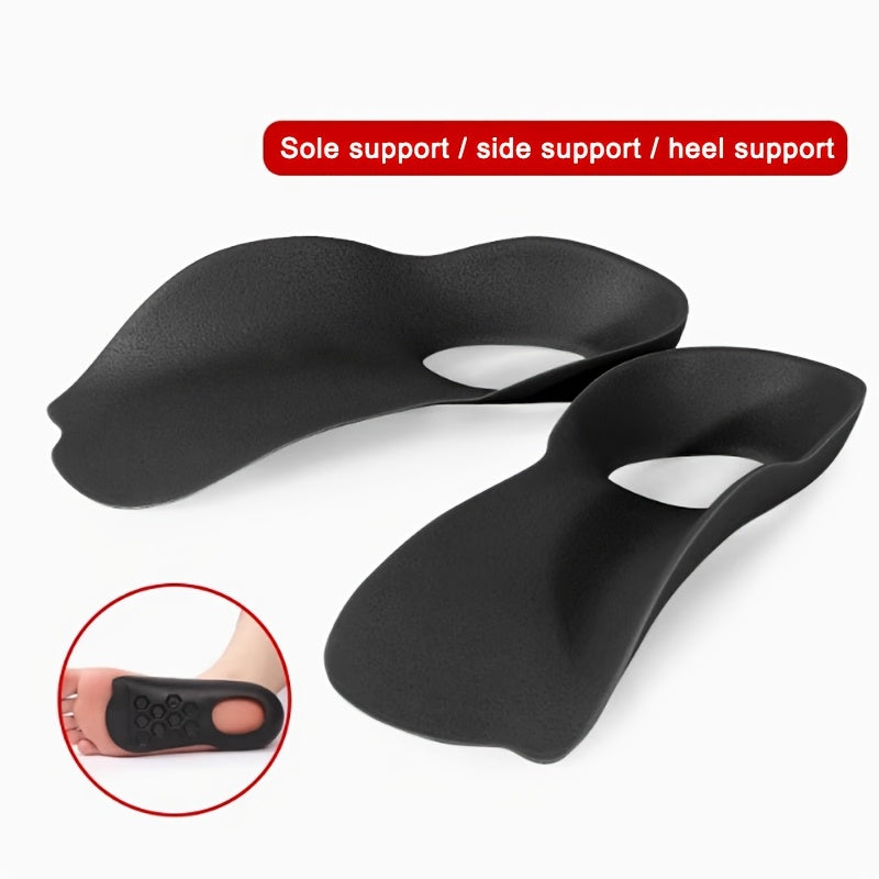 Unisex 3/4 Length Arch Support Insoles Thermoplastic Rubber Comfort