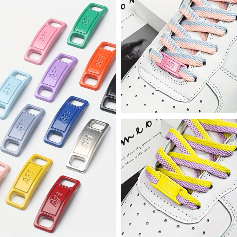 Unisex Gold Shoelace Buckles for Sneakers and Casual Shoes Accessories