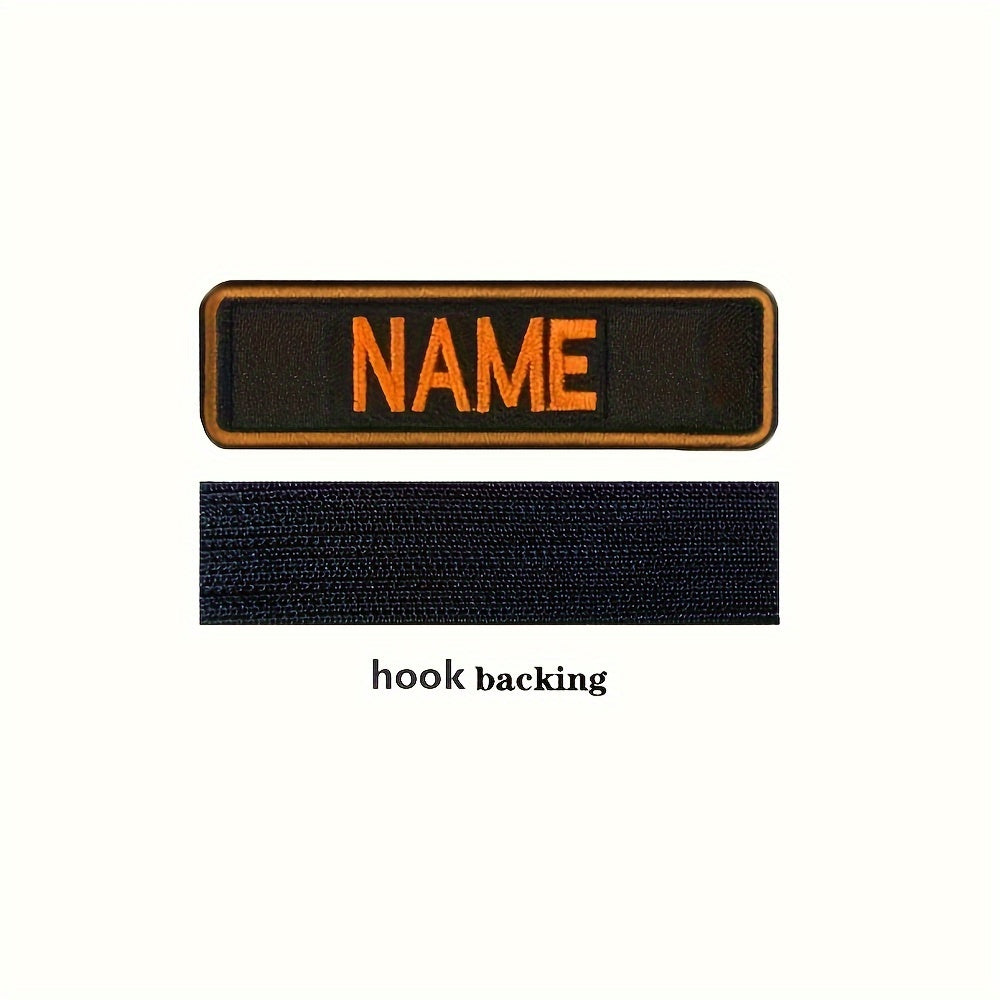 Personalized Embroidered Name Patch for Clothing and Accessories
