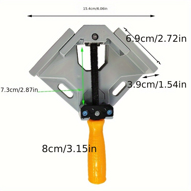 Aluminum Corner Clamp for Welding Woodworking and Picture Frames 90 Degree Right Angle Clamp