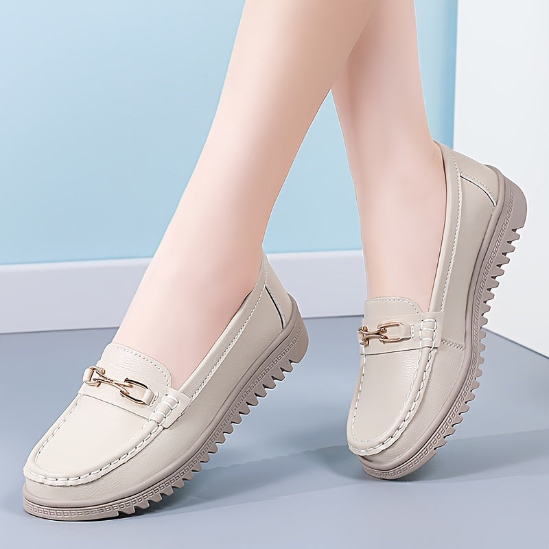 Women's Casual Slip-On Sneakers Flat Shoes Breathable Anti-Shock All Seasons