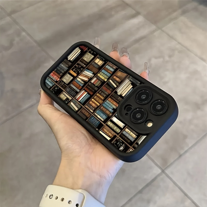 Мультяшный дизайн полки для книг TPU чехол для телефона для iPhone Мужчины Женщины