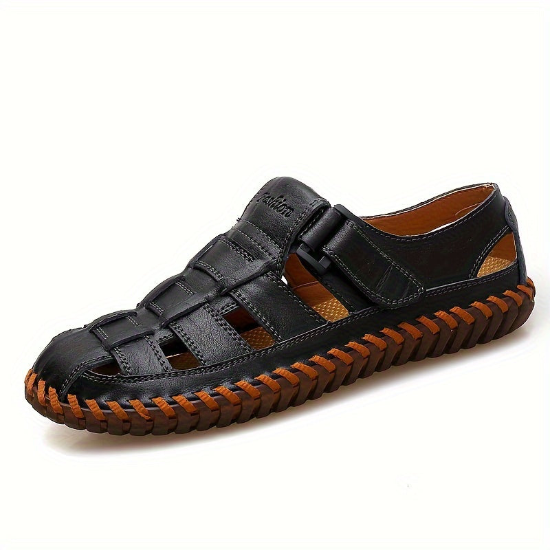 Men's Microfiber Slip-On Sandals for Outdoor Casual Summer Beach