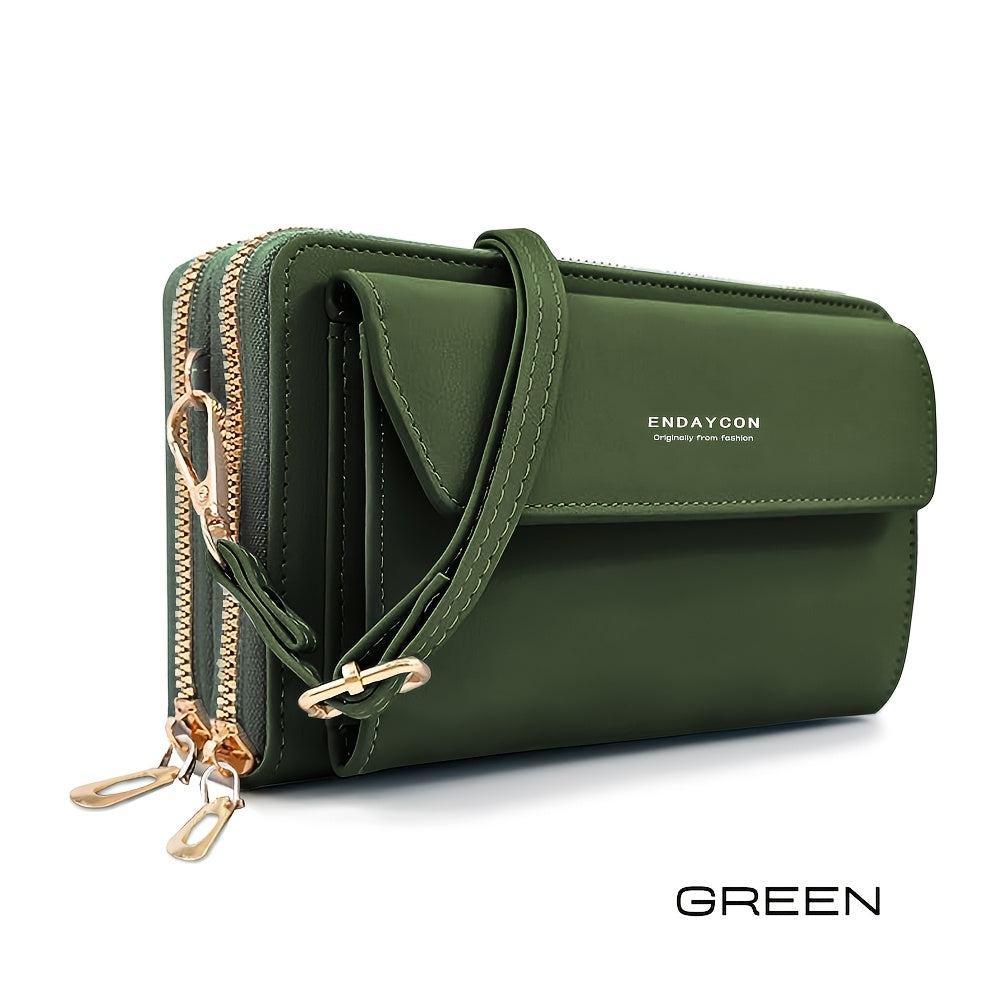 Zamonaviy va ko'p funksiyali ayollar uchun telefon sumkasi, katta sig'imli, ochiq havoda faoliyatlar uchun xochdan osilgan dizayn.