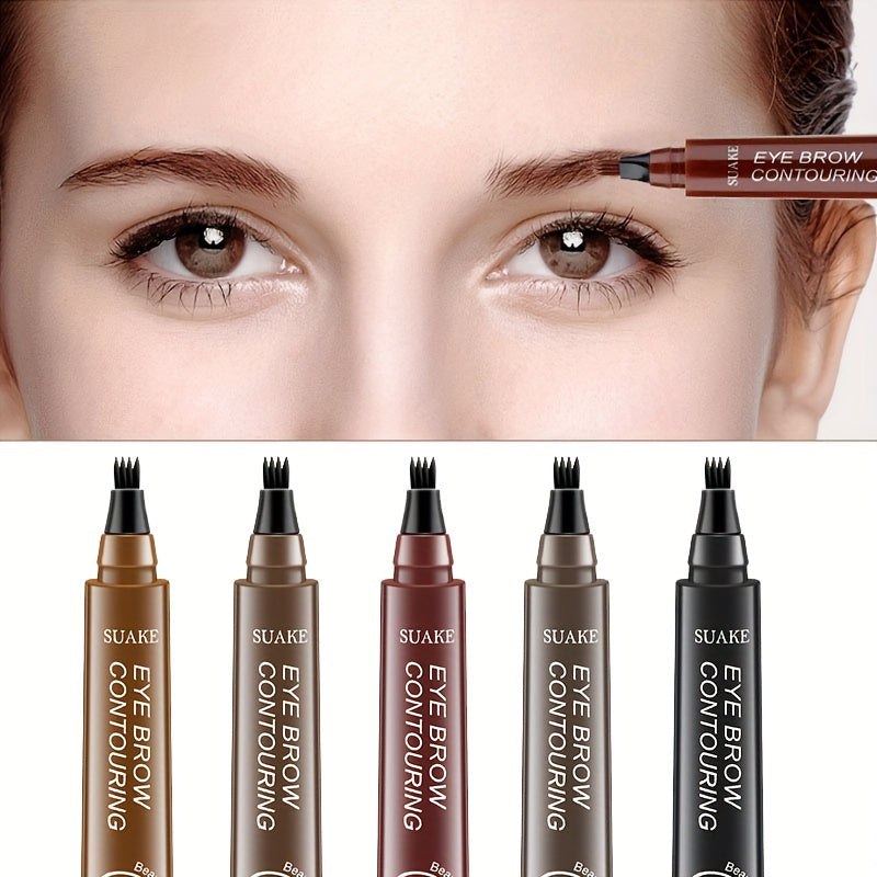 Women's Waterproof 3D Liquid Eyebrow Pencil - Long-Lasting, Smudge-Proof