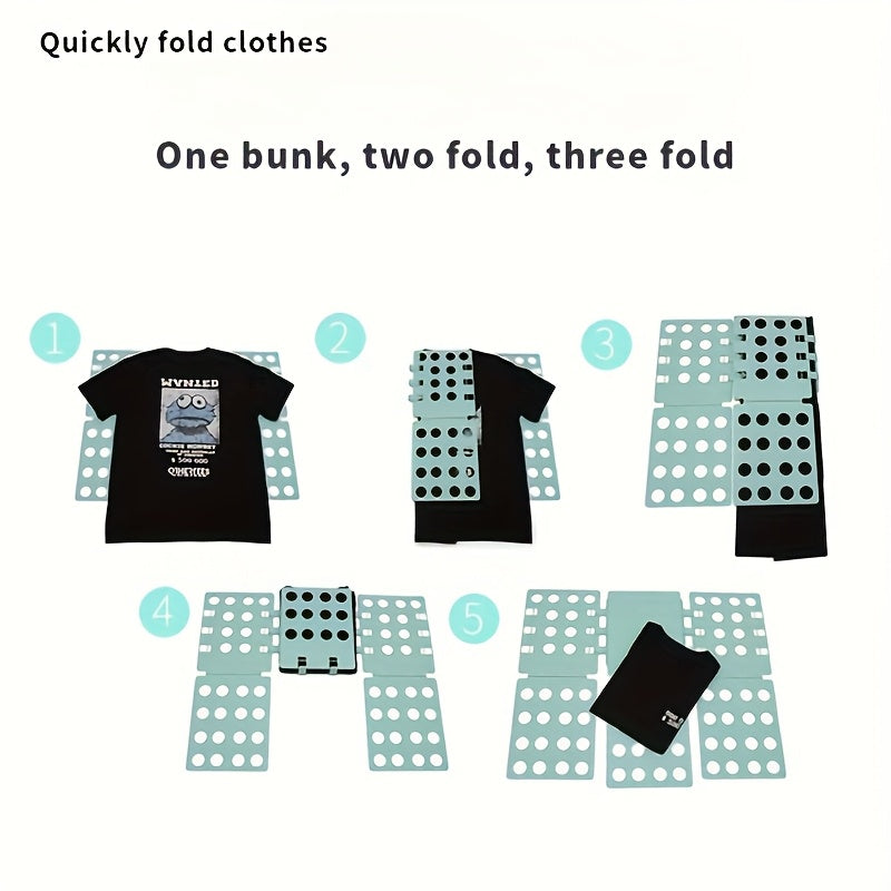 Organizador de tabla plegable para ropa para camisas, pantalones, faldas y toallas, compacto y duradero