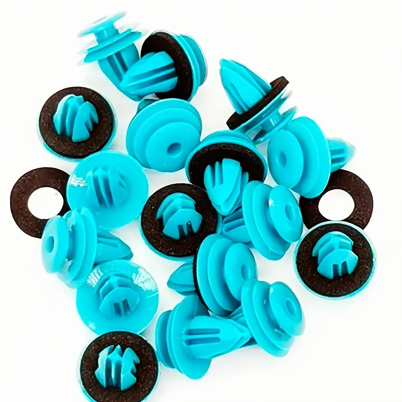Universal Car Door Panel Clips for A and B Pillars, Plastic Fasteners