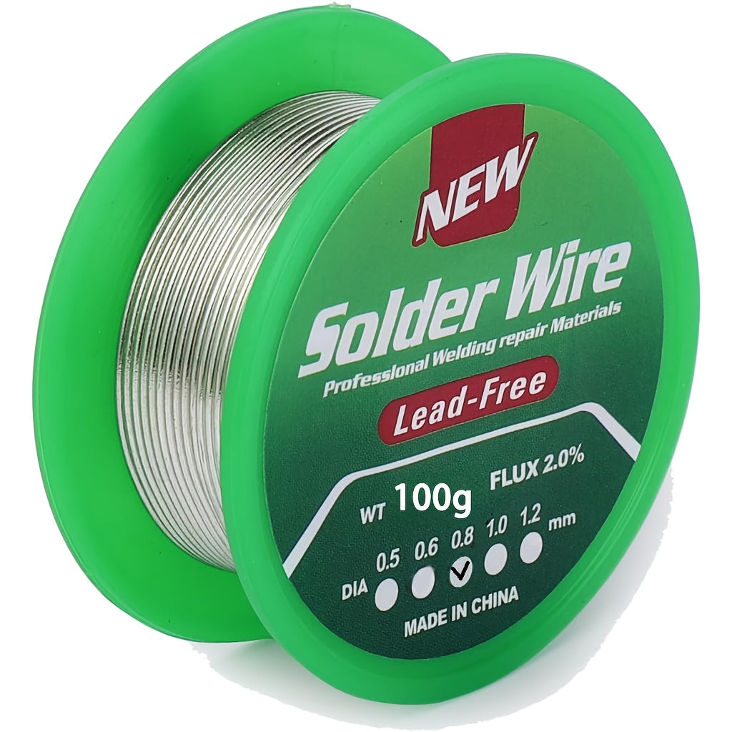 Solder Wire Metal Lead-Free Rosin Core for Electrical Repair 0.6-1.0mm