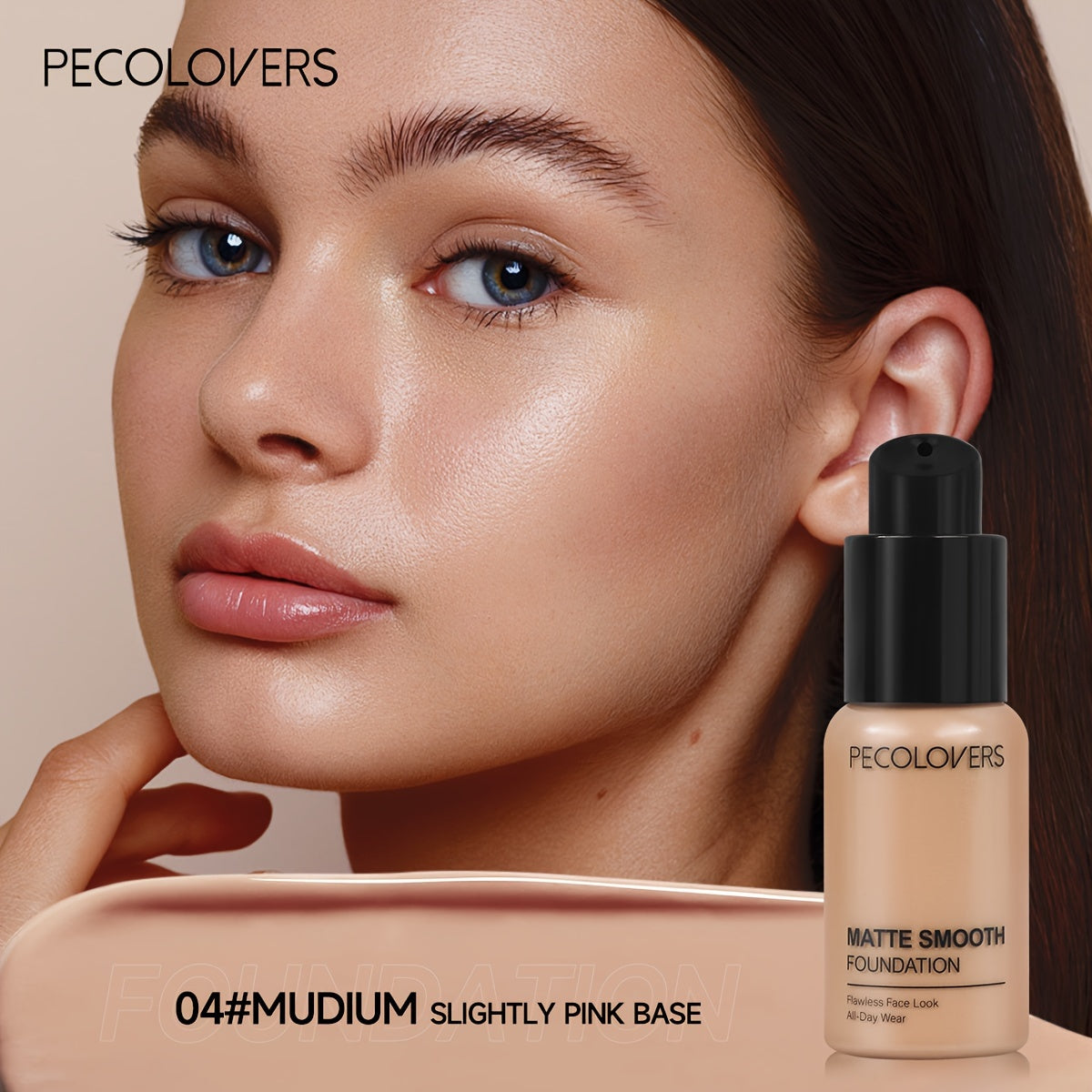Flawless Liquid Foundation Full Coverage Waterproof Long-Lasting Concealer
