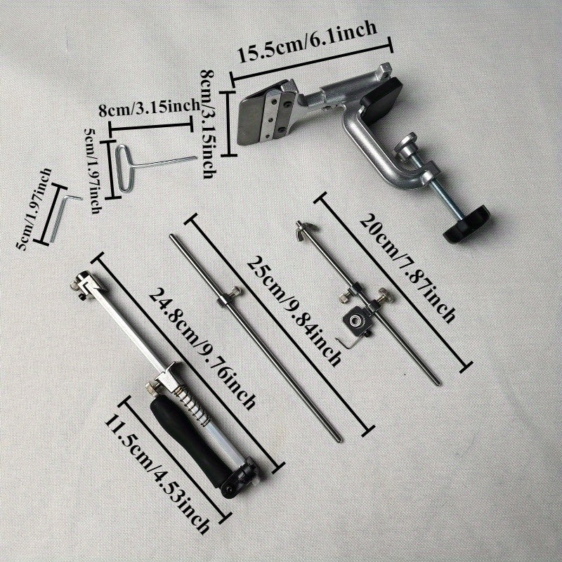 4-avlod Professional Fixed Angle Sharpening Tools to'plami