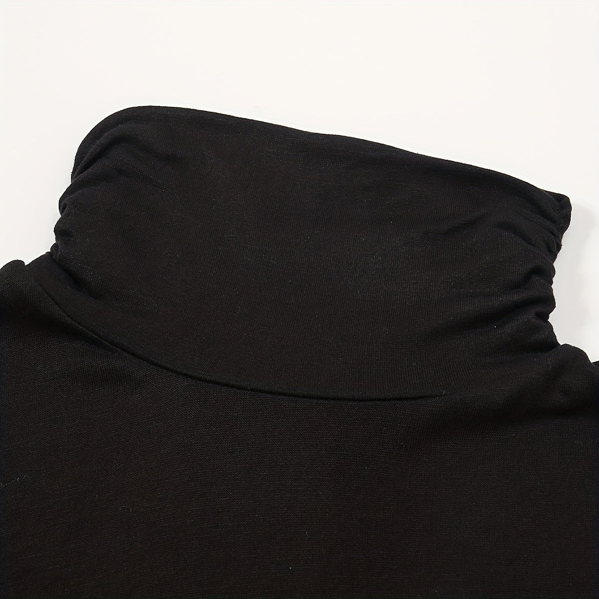 Women's Turtleneck Dickie Faux Collar Layered Warm Thin Cozy Modal