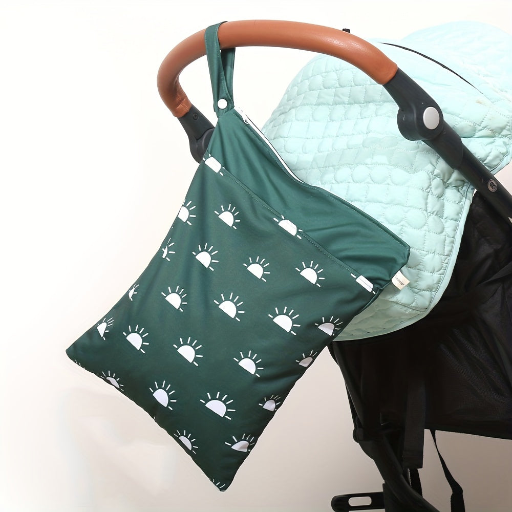 Waterproof Diaper Bag for Wet and Dry Cloth Diapers for Travel Beach Pool Gym