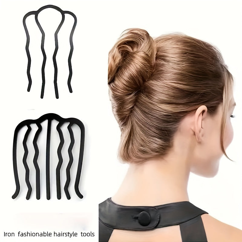 Women's Hair Clips Set with Hairpin and Braided Hair Accessory