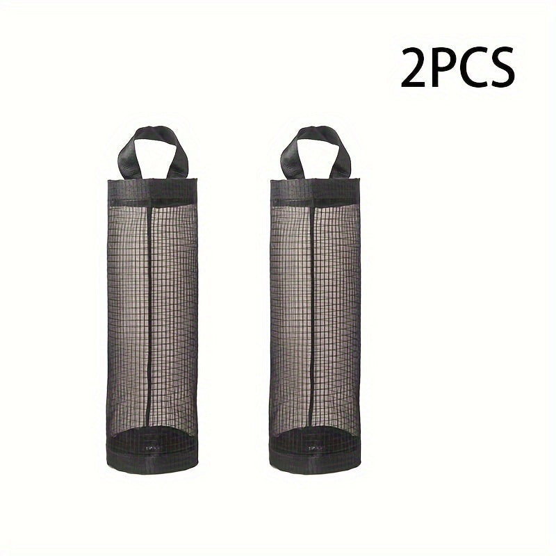 Oshxona Tarmoq Oziq-ovqat Sumkalari Uchun Devorga O'rnatiladigan Saqlash Dispenseri - 2 Qismli To'plam, Axlat va Plastik Sumkalar Uchun Havo O'tkazuvchi Tashkiliy Qism, Oziq-ovqat Sumkasi Ushtiruvchi