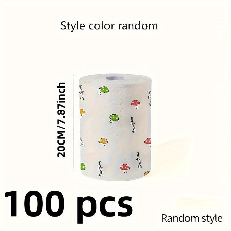 Super Absorbent Washable Kitchen Wipes Set of 100 for Dishwashing and Cleaning