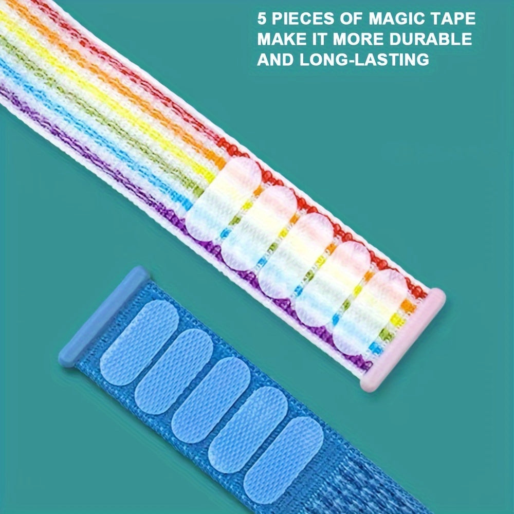 Xiaomi Mi Band 9/8 uchun nafas oladigan naylon soat tasmasi - Qulay, elastik va mustahkam - Faol erkaklar va ayollar uchun ideal