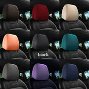 Car Interior Headrest Cover Elastic Cloth Universal Front Rear Seat Protector