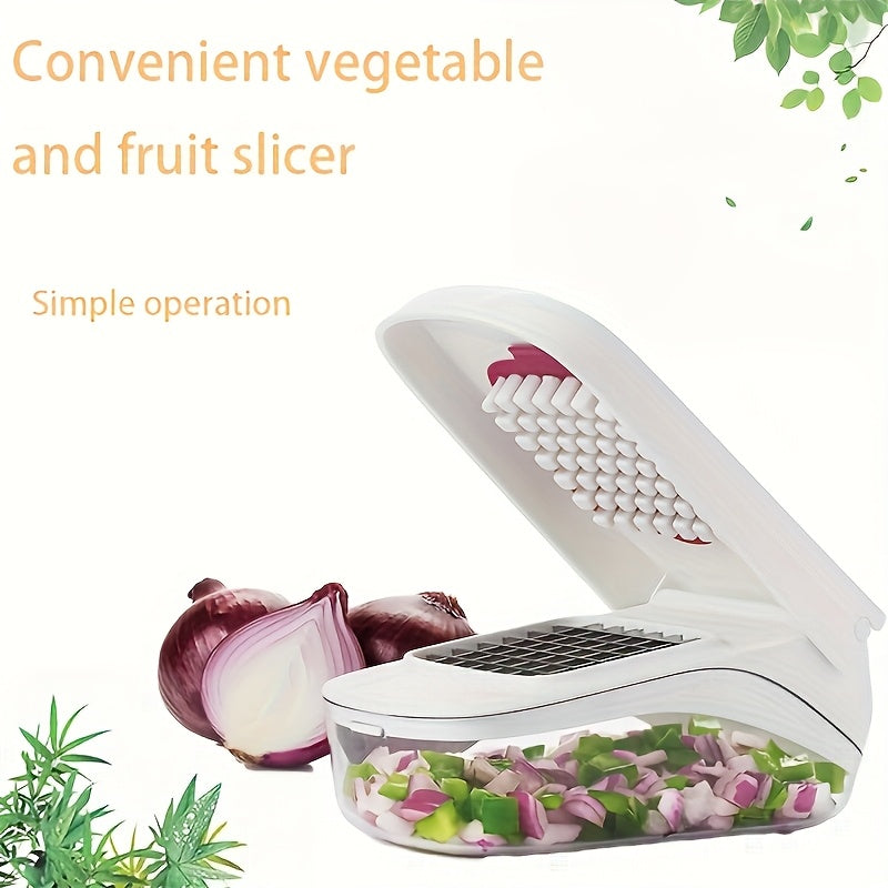 Kitchen Slicer for Vegetables Fruits and Onions Durable Plastic No Electricity