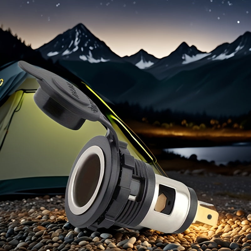 Universal Car Motorcycle 12V 24V Lighter Socket Assembly Kit