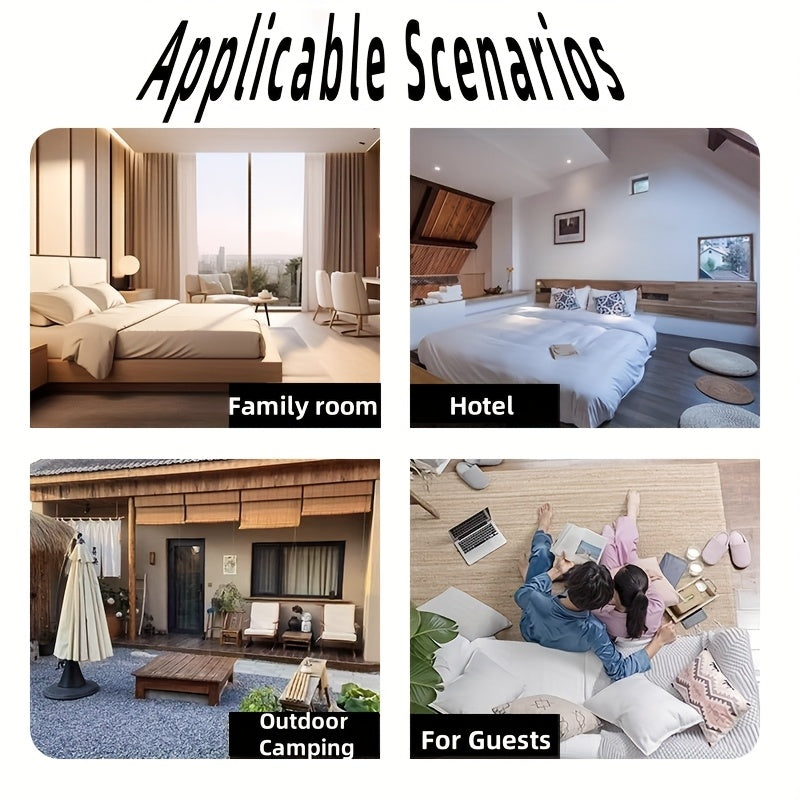 Unisex Soft Disposable Hotel Slippers with Anti-Slip Sole for Guests