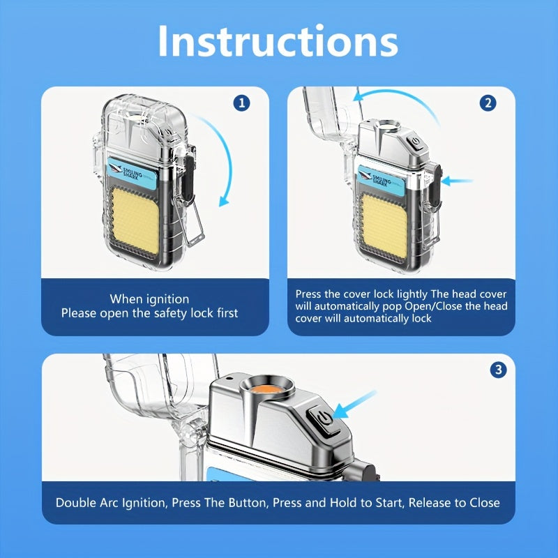 Mini Rechargeable COB Work Light with Flood Beam and USB Charging