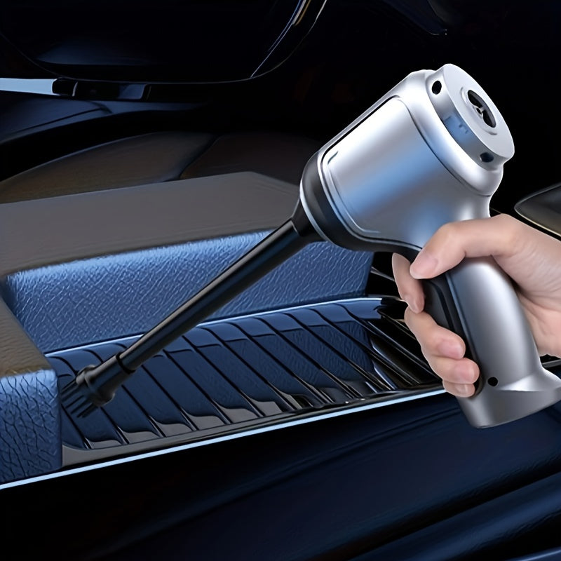 Qayrilmas qo‘l bilan ishlovchi avtomobil cho‘ntakli vakuum tozalagichi 12000PA tortish kuchi Lithium Polimer Batareya Tinch 84dB