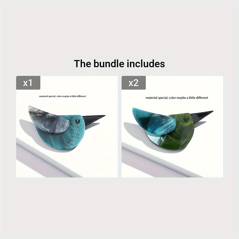 Broches de ave de acrílico, alfileres de solapa, accesorio de moda, lindo estilo punk