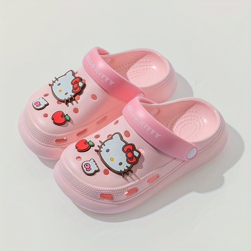 Kids' Summer Non-Slip Hole Sandals for Boys and Girls EVA Cartoon Design