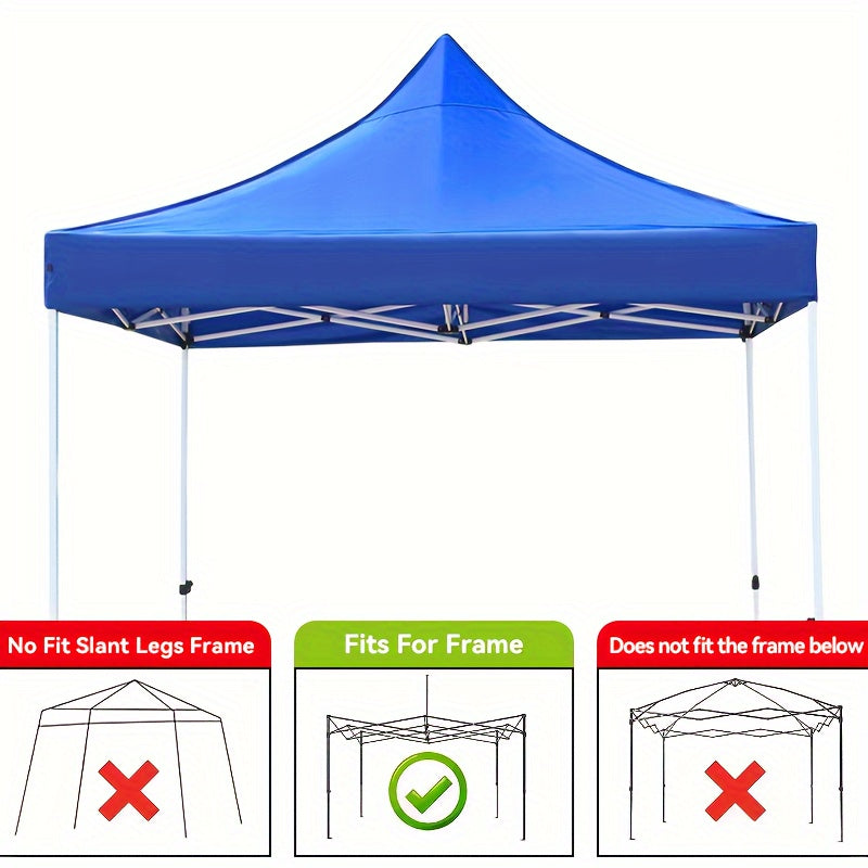 Yomg'irga chidamli ochiq maydon qopqog'i, ventilyatsiyali, UV-nuriga chidamli, elastik bog'ichlar bilan tayyorlangan mustahkam polyesterdan. Moviy rangda va 199.9 sm x 199.9 sm o'lchamda, har qanday ob-havoda himoya uchun.