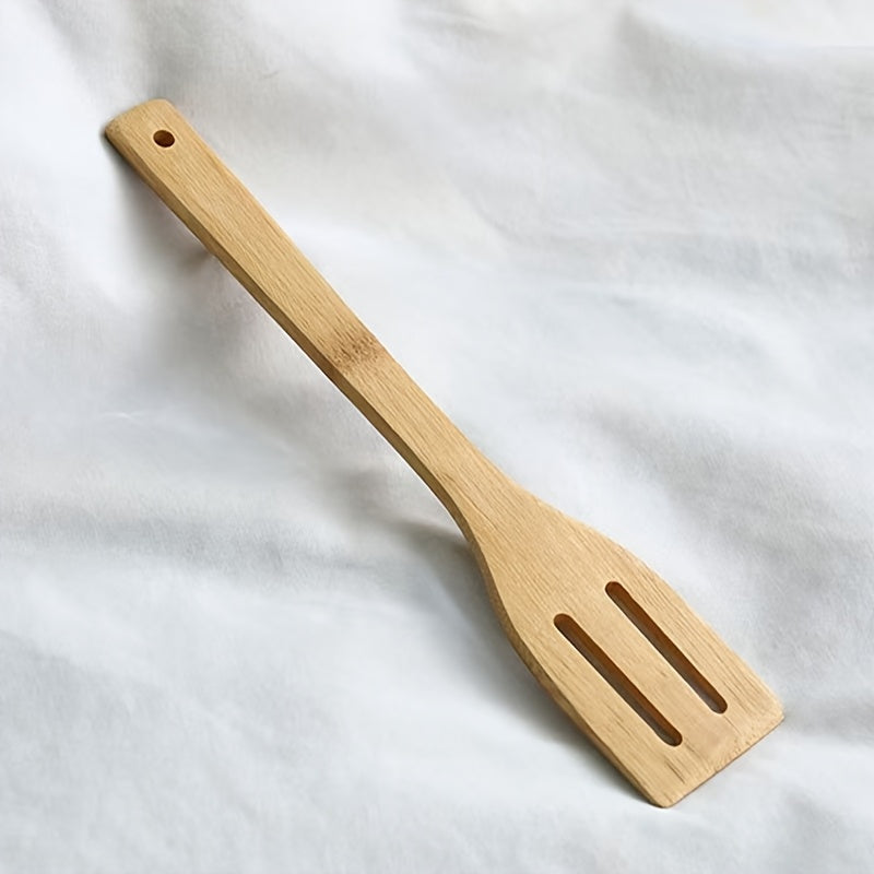 Bamboo Wood Spatula Non-Stick Cooking Kitchen Utensil