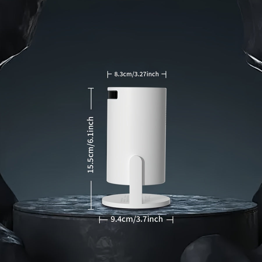 Proyector de video LED de alta brillo con rotación de 180° para hogar y oficina