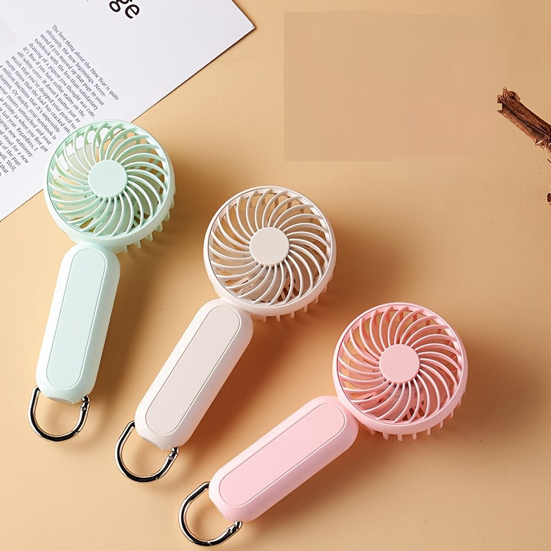 Mini Portable Handheld Fan USB Rechargeable Personal Fan for Travel Camping