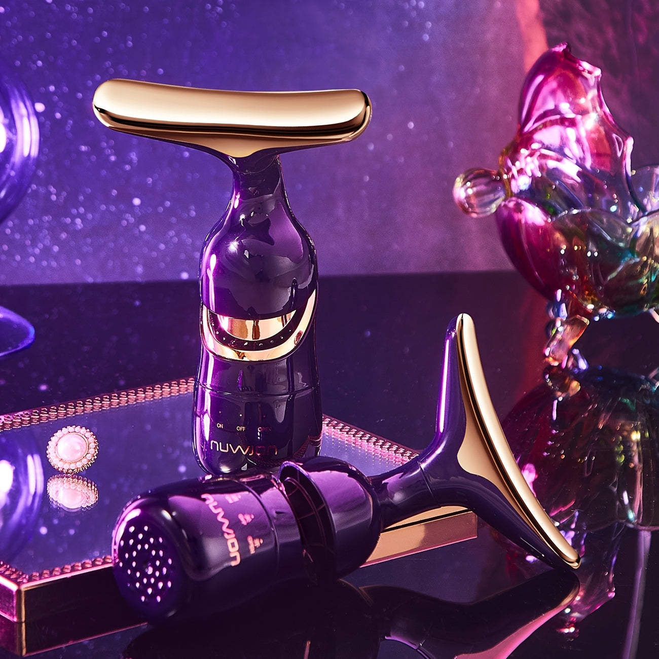 Yuz va ko'zlar uchun yuqori chastotali tebranishlarga ega yangi universal massaj mashinasi, terini parvarish qilish mahsulotlari bilan ishlatish uchun mo'ljallangan, ayollar uchun ideal sovg'a.