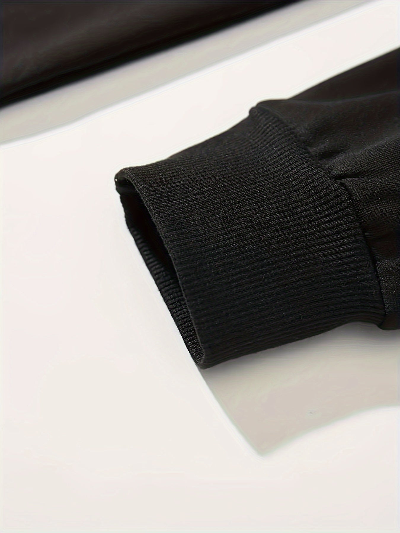 Men's Autumn Sports Set Long Sleeve Top and Drawstring Pants Polyester Print