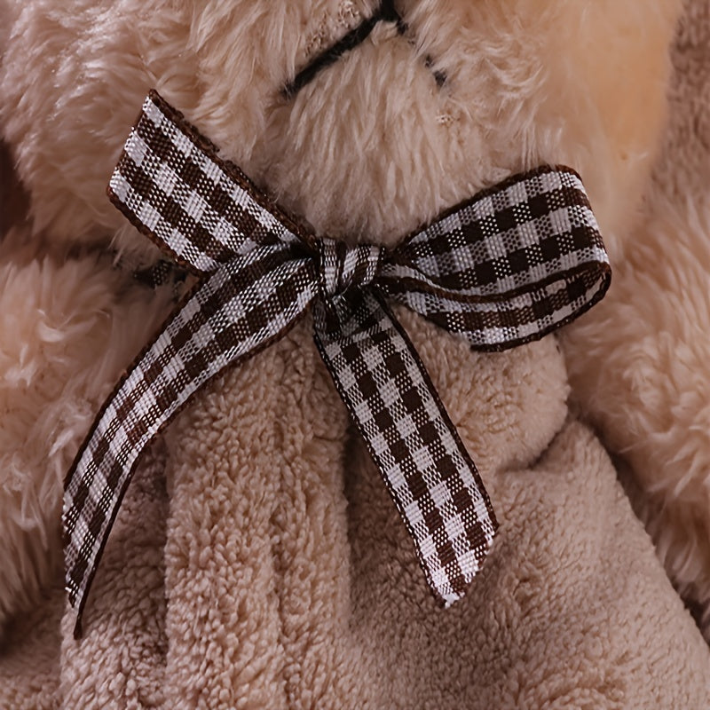 Микрофибровое кухонное полотенце с узором маленького кролика, впитывающее, мягкое, для кончиков пальцев