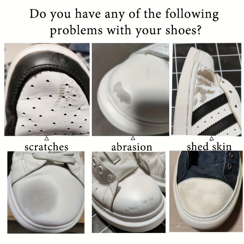 White Leather Scratch and Tear Repair Cream for Shoes and Bags