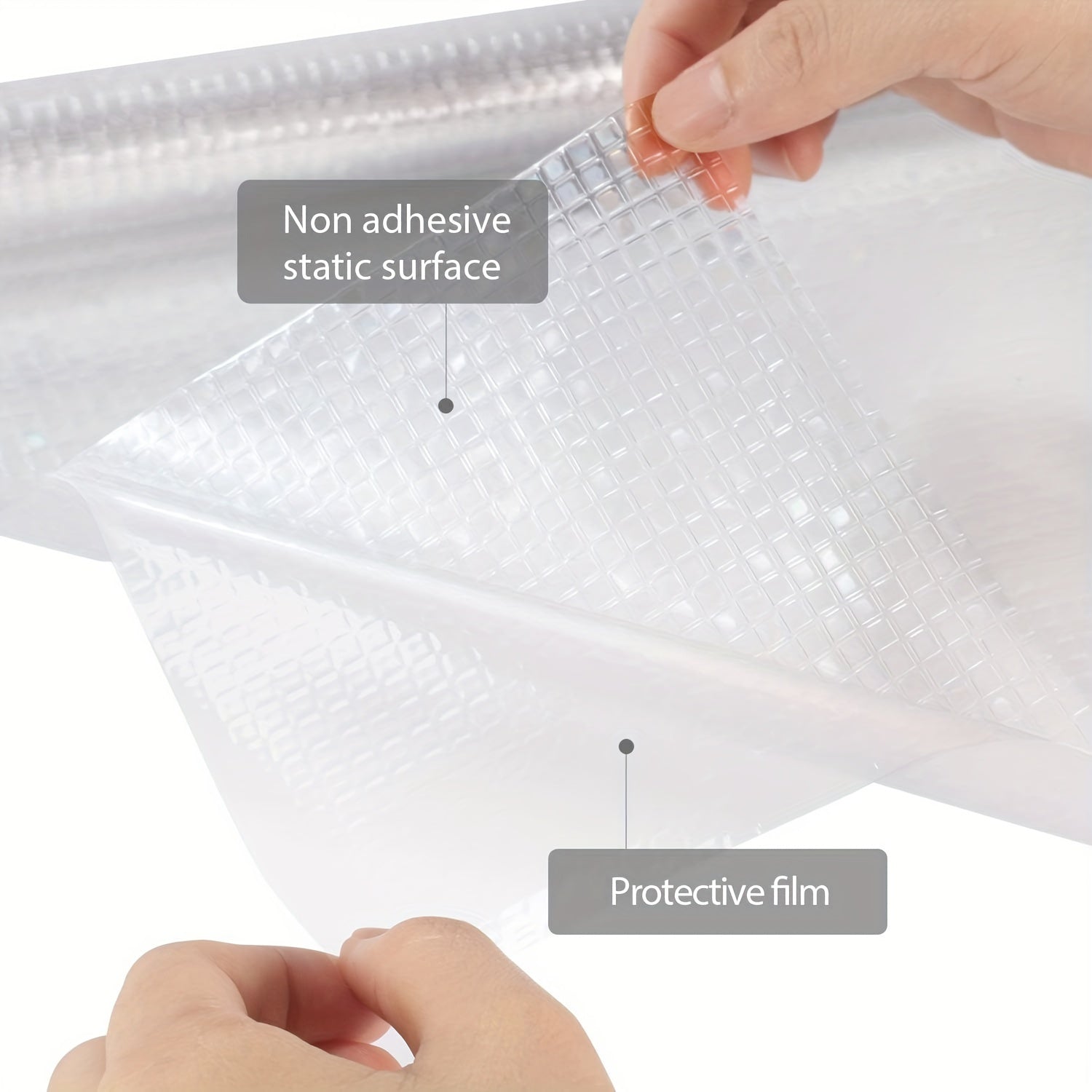 Frosted Retro Mosaic Grid Privacy Glass Film Heat Insulation Sun Protection