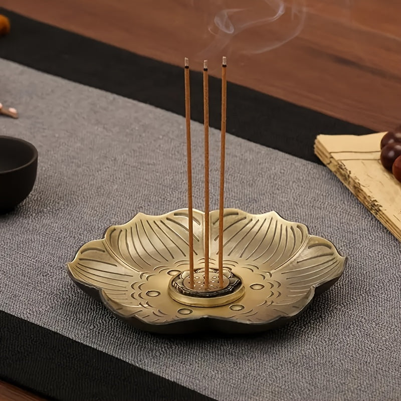 Elegant Plum Blossom Incense Holder for Meditation and Spa Spaces