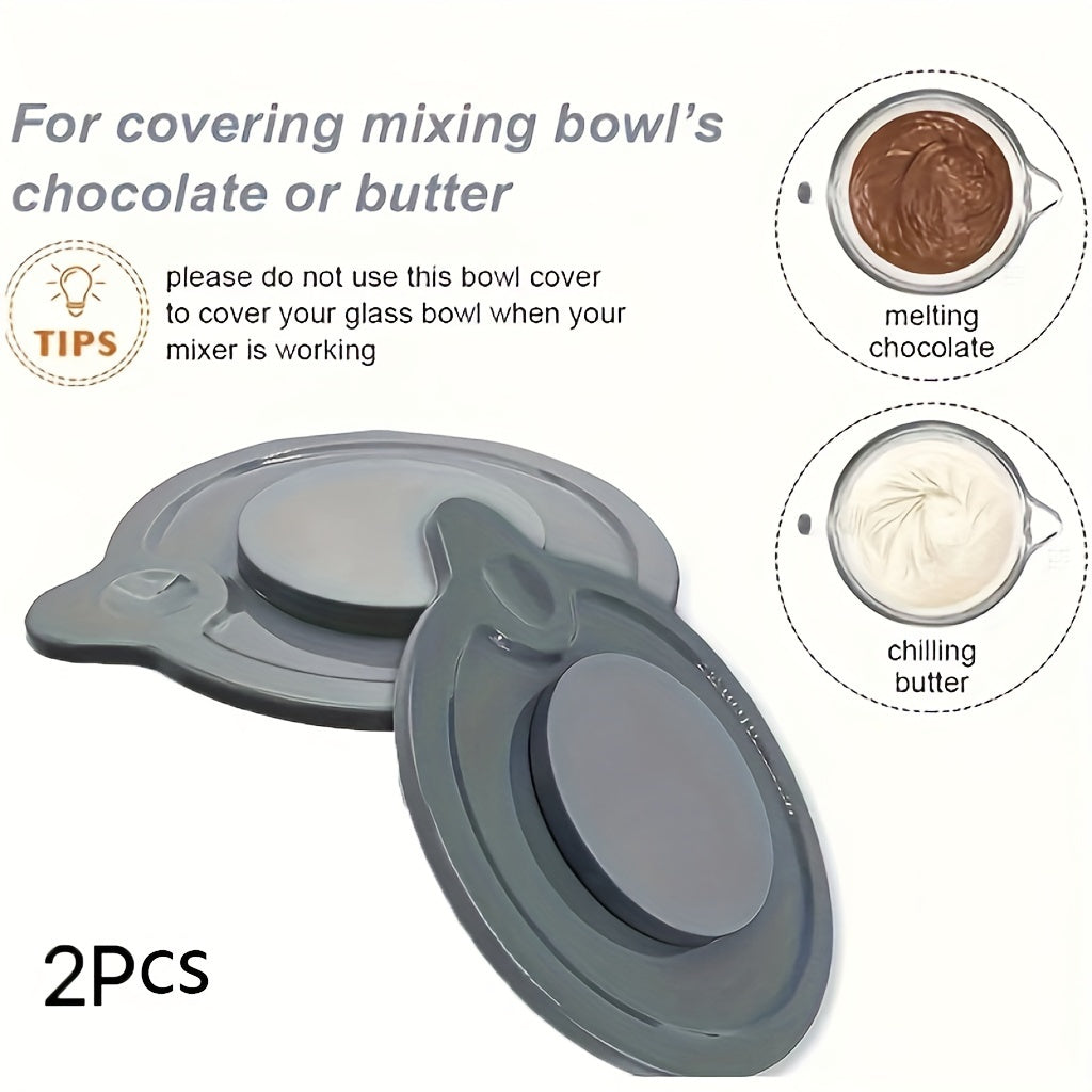Flybok 1/2 pint plastik idishlar uchun qopqoq to'plami: 4.5-5Qt shisha idishlarga mos keladi, anti-splash himoyasi bilan kulrang